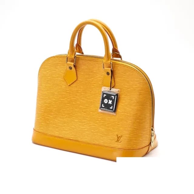 Louis Vuitton Alma Epi Leather Yellow Handbag in Yellow Leather from The Reluxe, photo 1 of 1