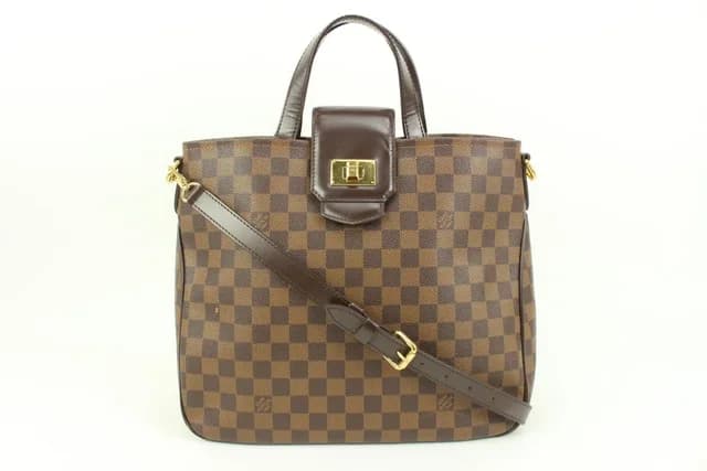 Louis Vuitton Damier Ebene Rosebery 2way Crossbody Tote Bag in Brown Canvas from Bagriculture, photo 1 of 1
