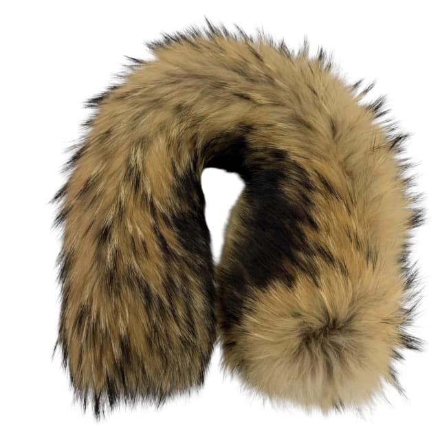 Hermès Raccoon Fur Tippet Fur Shawl Brown Scarf in Brown from The Reluxe, photo 1 of 1