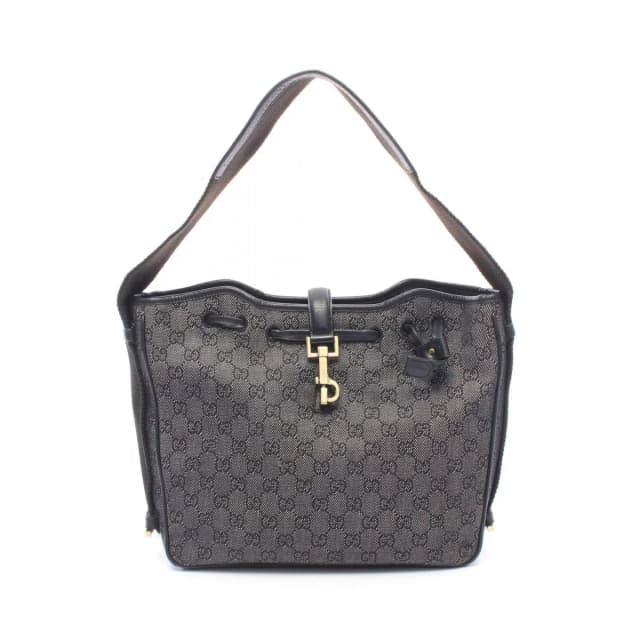 Gucci Shoulder Bag GG Denim Black in Black Denim from The Reluxe, photo 1 of 1