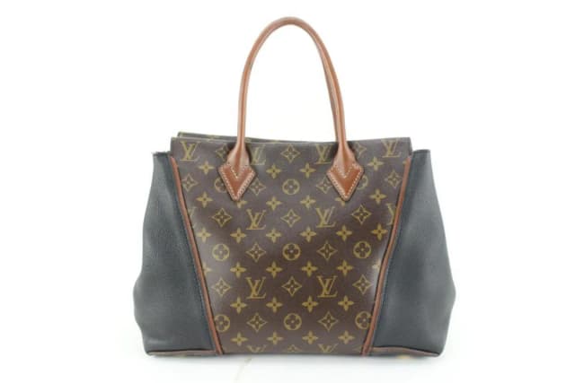 Louis Vuitton Black x Brown Monogram W Tote PM in Black Canvas from Bagriculture, photo 1 of 1
