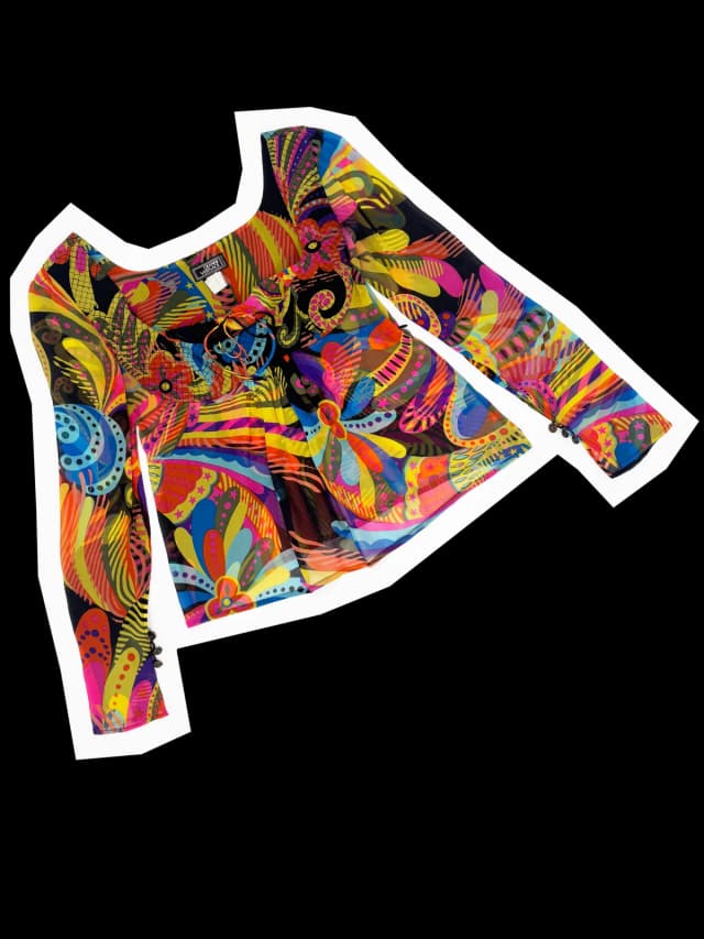 Versace F/W 2002 silk babydoll top in Silk from James Veloria, photo 1 of 1