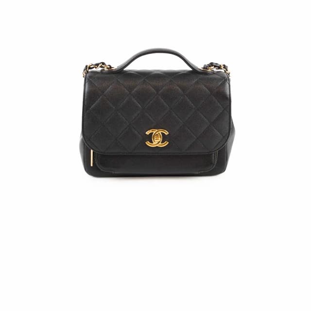 Chanel Small Business Affinity Black Caviar 25 Series in Black Caviar leather from The Purse Affair, photo 1 of 1