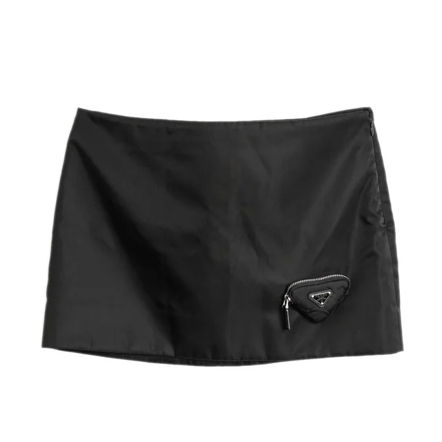 Prada Skirt Black in Black Nylon from The Reluxe, photo 1 of 1