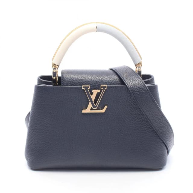 Louis Vuitton Handbag Capucines BB 2-Way Navy Leather in Navy Leather from The Reluxe, photo 1 of 1