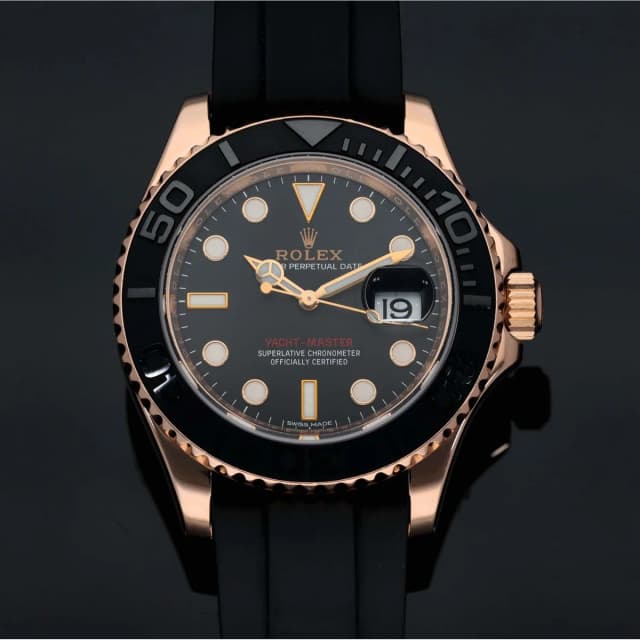 Rolex Yacht Master 40 116655 40mm Rose Gold Watch in Pink from H&T, photo 1 of 1