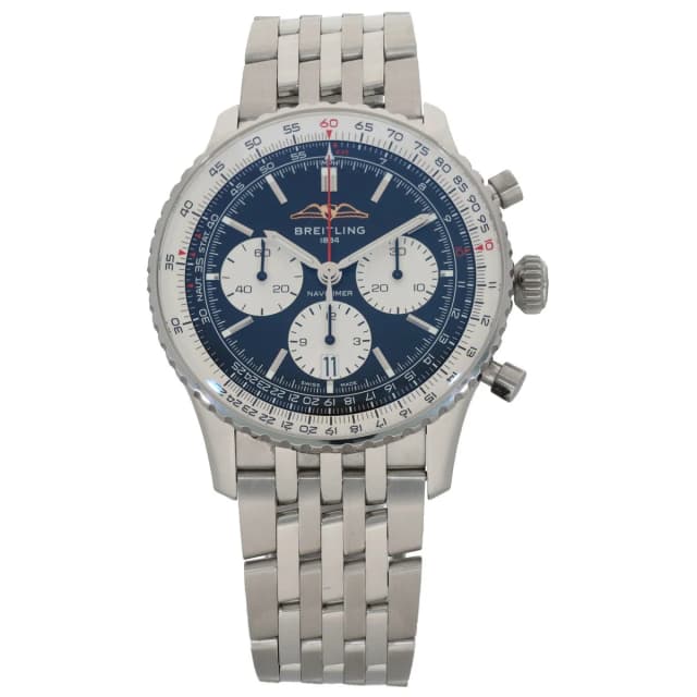 Breitling Navitimer AB0138 43mm Stainless Steel Watch from H&T, photo 1 of 1