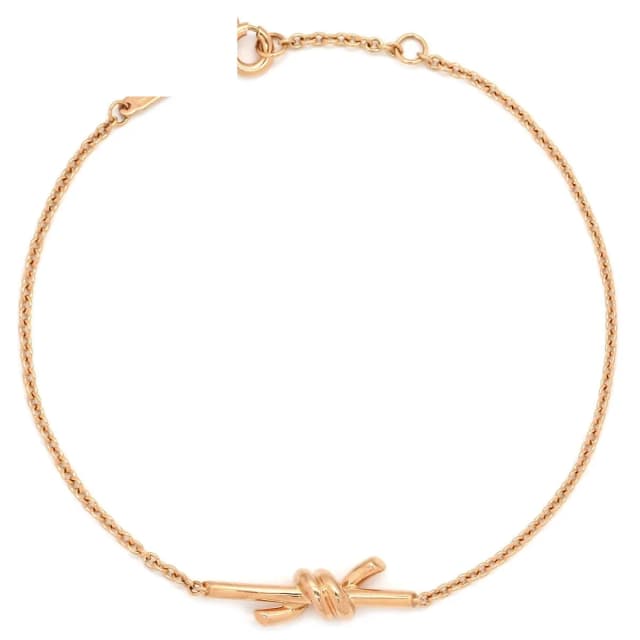 Tiffany & Co. Bracelet Knot Rose Gold Pink PG in Pink from The Reluxe, photo 1 of 1