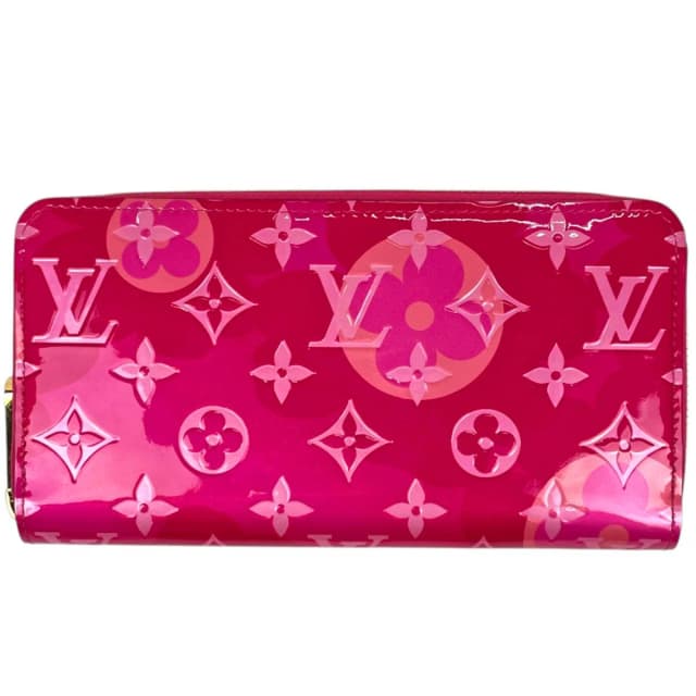 Louis Vuitton Zippy Wallet Zip Around Patent Monogram Vernis Fuchsia in Pink Patent leather from The Reluxe, photo 1 of 1