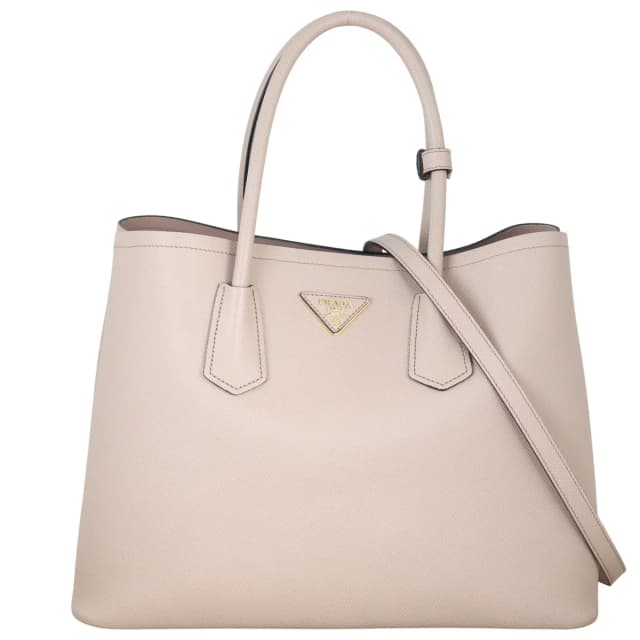 Prada Saffiano Cuir Double Bag Large in Saffiano leather from Luxe.It.Fwd, photo 1 of 1
