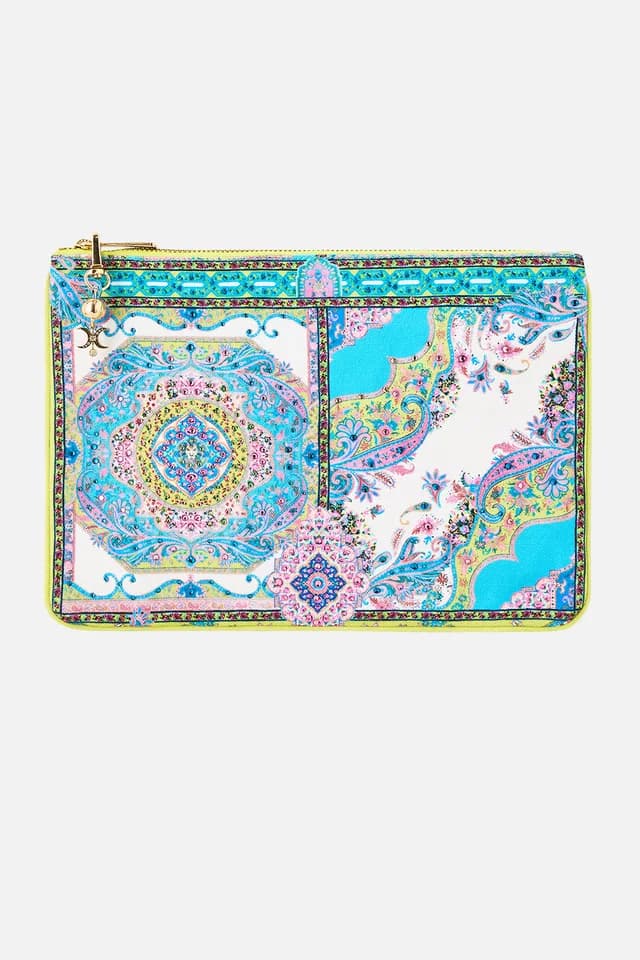Camilla eBoutique SMALL CANVAS CLUTCH MAGIC CARPET RIDE, image 1 of 1 from CAMILLA