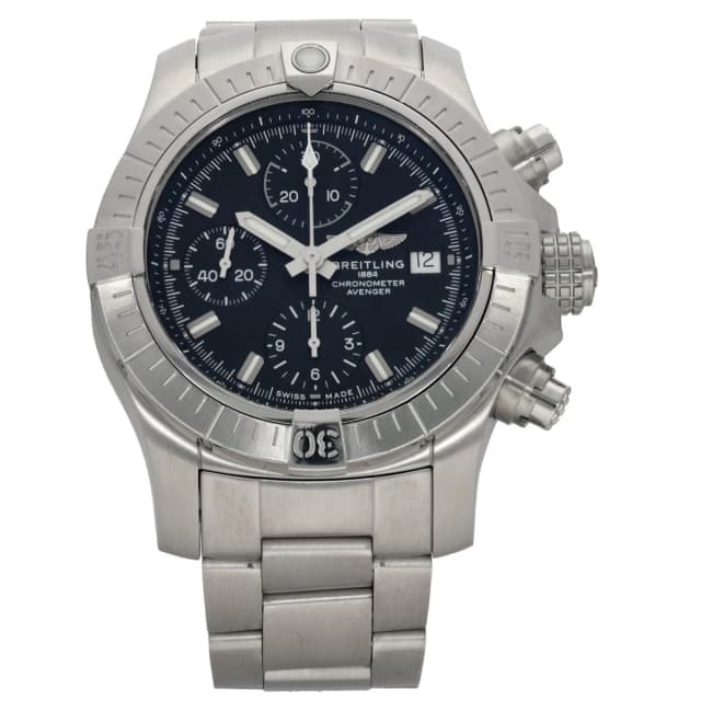 Breitling Avenger A13385 43mm Stainless Steel Watch from H&T, photo 1 of 1