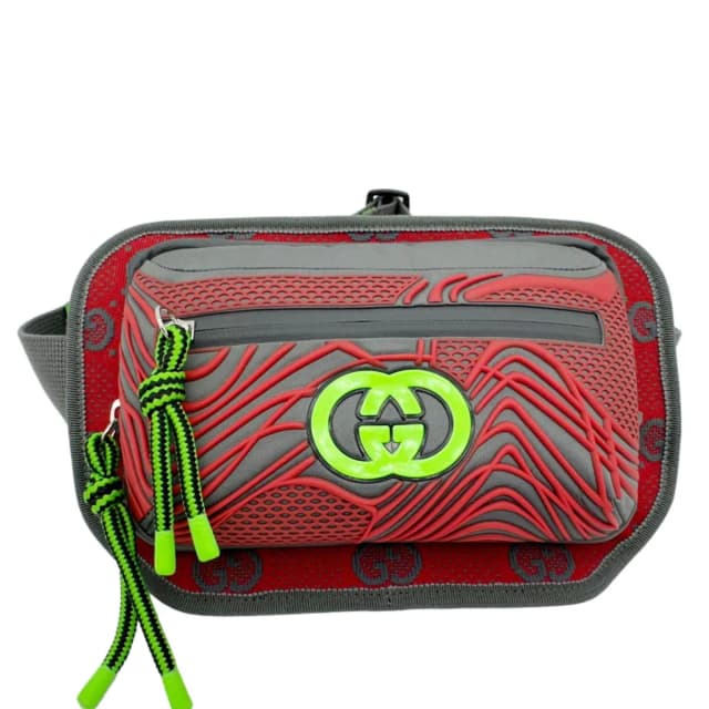 Gucci Nylon Belt Bag Multicolor 752102 in Multicolor Nylon from Dallas Designer Handbags, photo 1 of 1