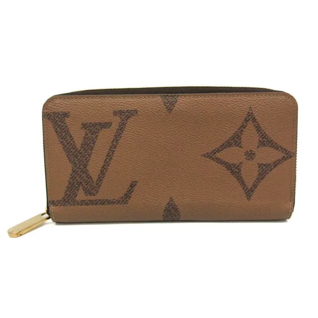 Louis Vuitton Zippy Wallet Monogram Giant M69353 Women's Monogram Reverse Wallet (bi-fold) Brown in Brown Monogram Reverse from Elady, photo 1 of 1