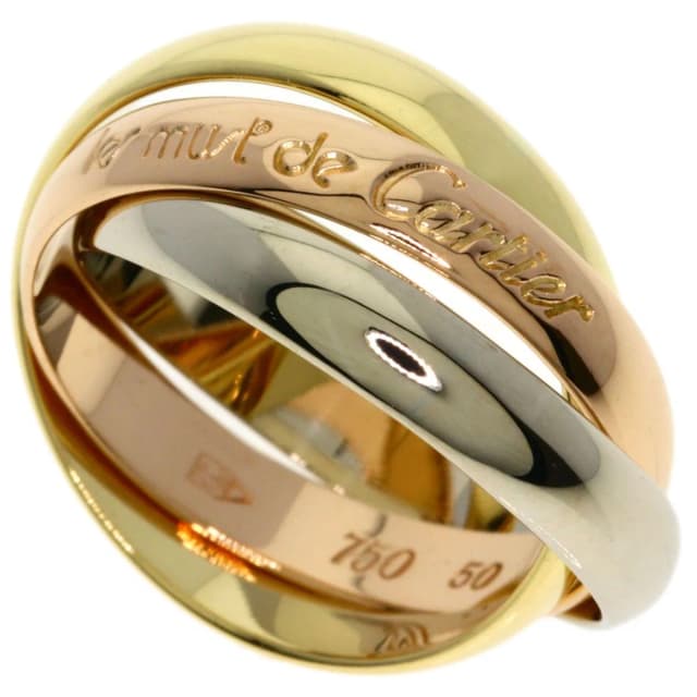 Cartier Trinity 50 Ring 18K Pink Gold 18K Yellow White in White from The Reluxe, photo 1 of 1