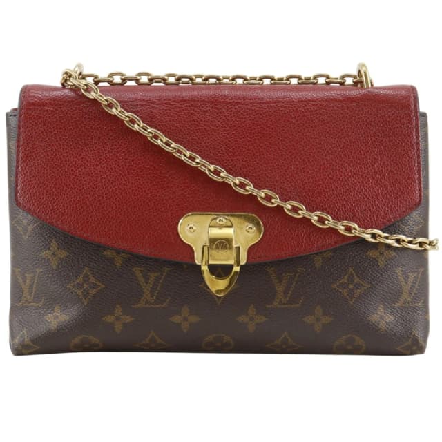 Louis Vuitton Saint Placide Monogram Canvas Cerise Brown Shoulder Bag in Brown Coated canvas from The Reluxe, photo 1 of 1