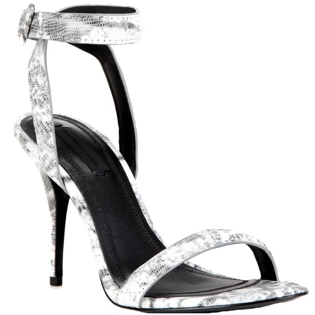 Alexander Wang Antonia Heel Lizard Calf, Black/White, image 1 of 1 from Cultstatus