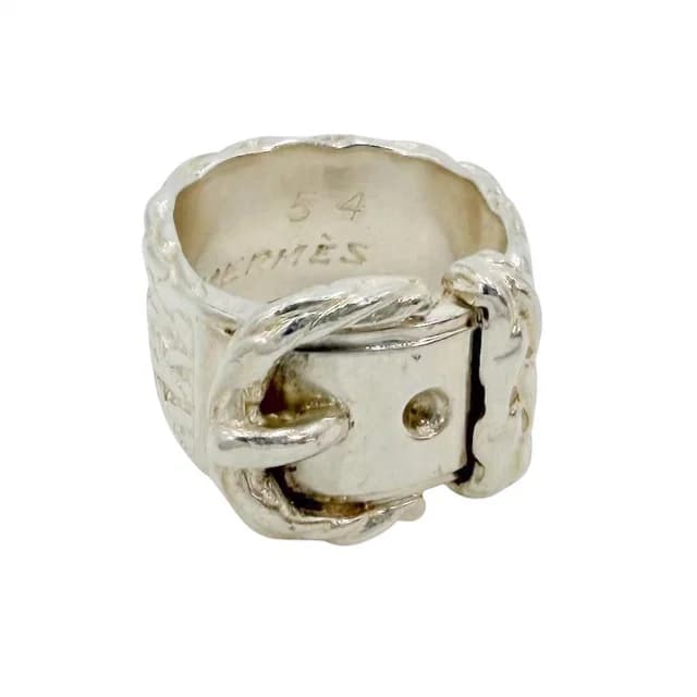 Hermès Ring Diane Vintage 54 925 Sterling Silver in Silver from The Reluxe, photo 1 of 1
