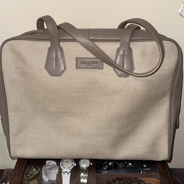 Audemars Piguet Le Brassus Herringbone Tote Bag in brown|neutral from Poshmark, photo 1 of 1