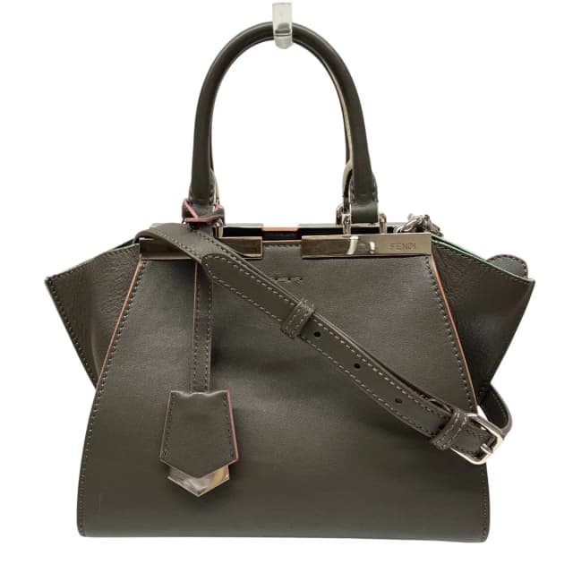 Fendi Handbag Leather Gray in Grey Leather from The Reluxe, photo 1 of 1