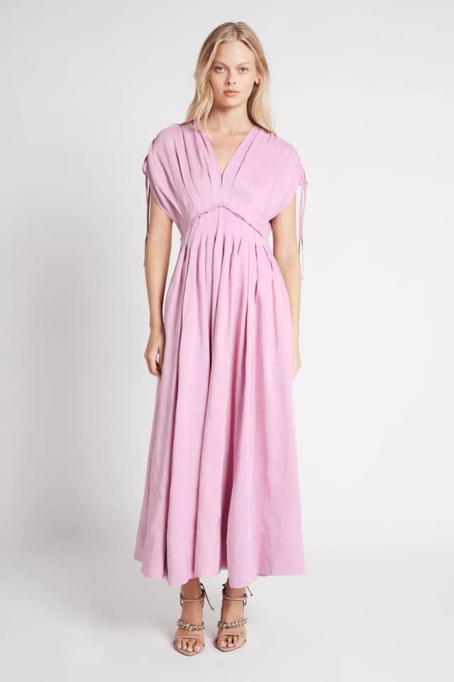 AJE Cosmos Midi Dress in LILAC, image 1 of 1 from Aje