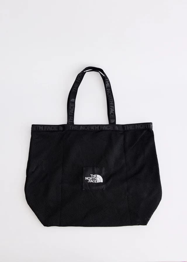 The North Face Mesh Tote AP Bag in TNFBLK, image 1 of 1 from Incu