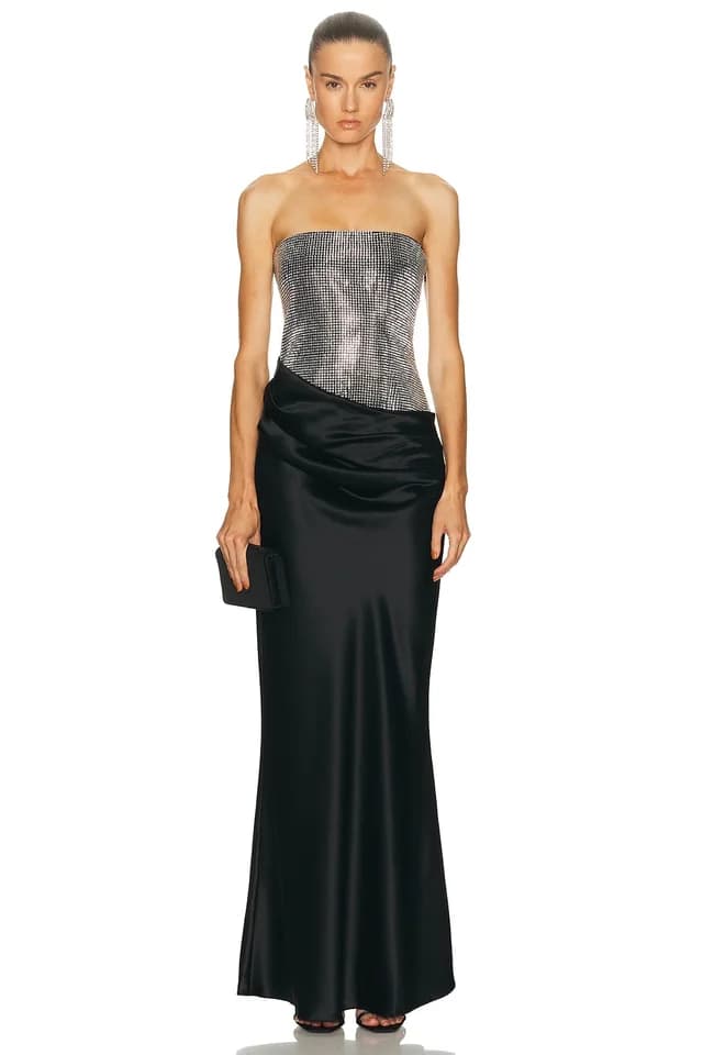 retrofete Alexandra Dress in Black, image 1 of 1 from FWRD