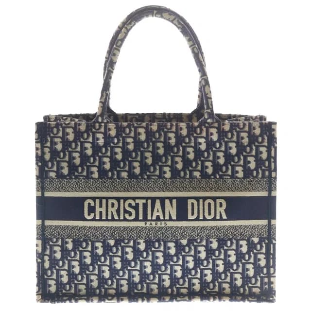 Dior Book Tote Navy in Navy from The Reluxe, photo 1 of 1