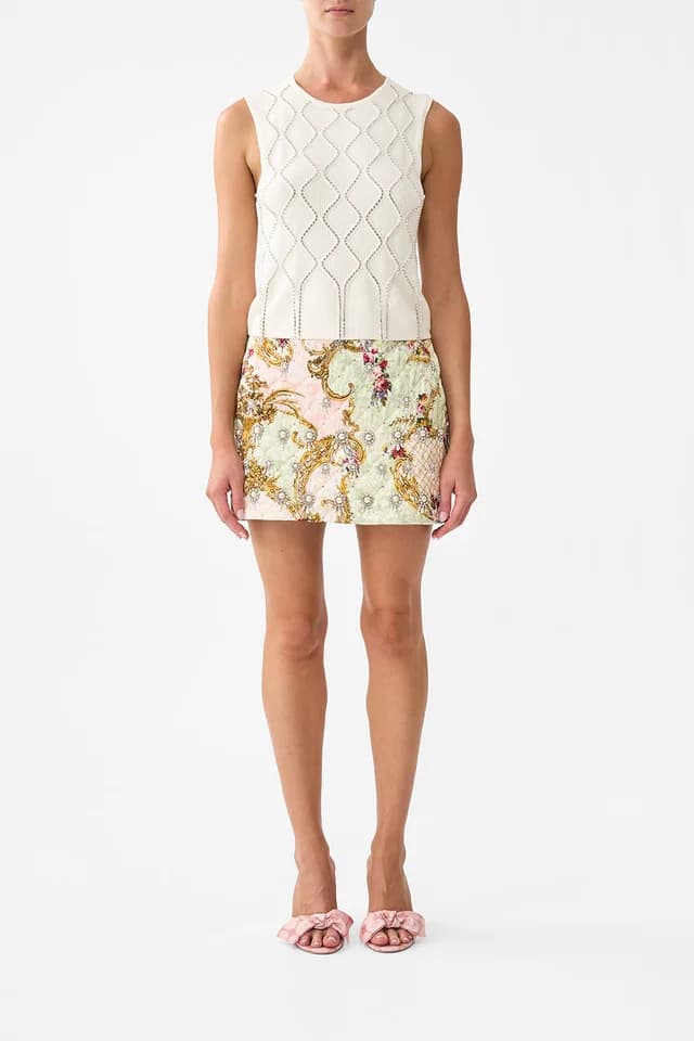 Camilla eBoutique SLEEVELESS KNIT TANK TOP THE QUEENS QUARTERS, image 1 of 1 from CAMILLA