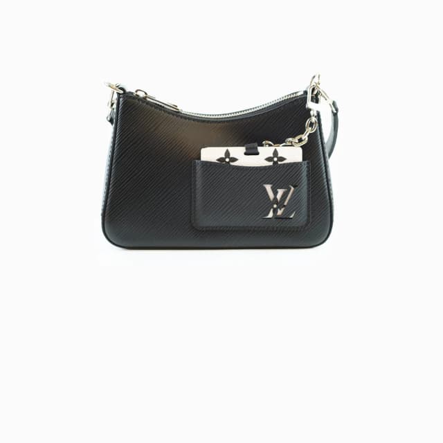 Louis Vuitton Marellini handbag Epi Black - Microchip in Black Leather from The Purse Affair, photo 1 of 1
