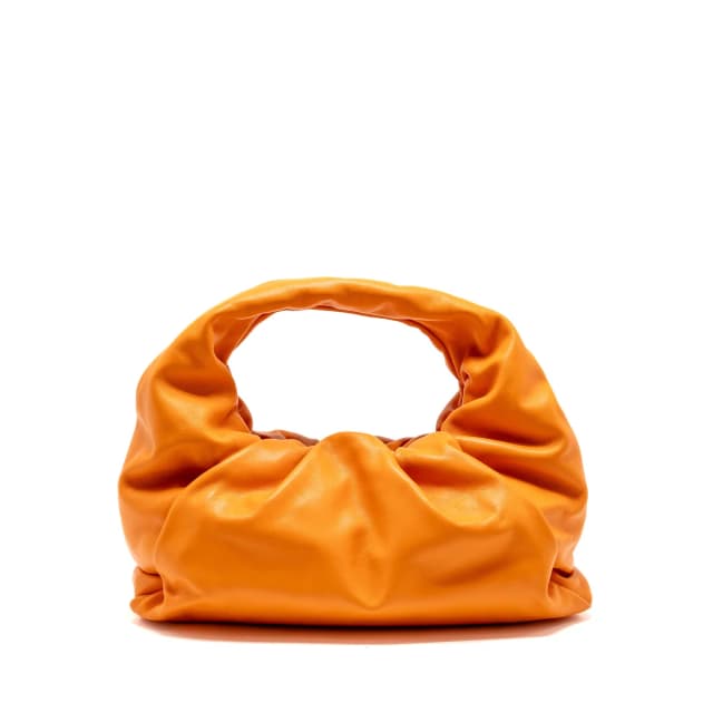 Bottega Veneta Shoulder Pouch Calfskin Orange GHW in Orange Calfskin from EMIER, photo 1 of 1