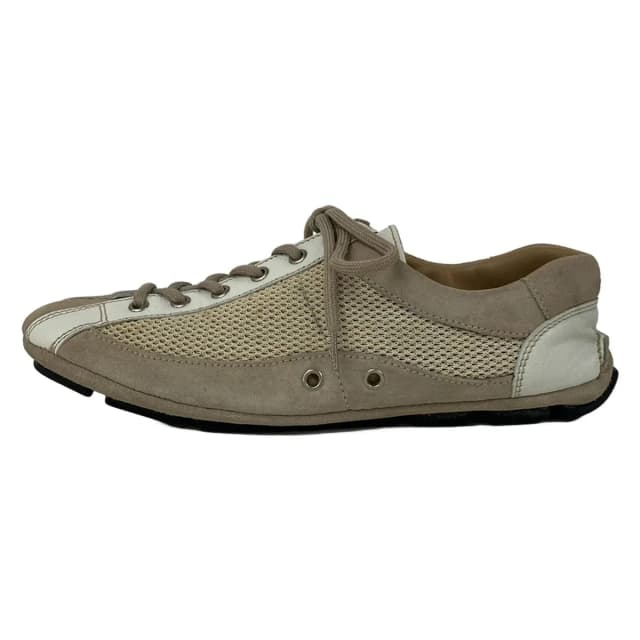 Prada Sneakers Beige White Leather 36.5 in White Leather from The Reluxe, photo 1 of 1
