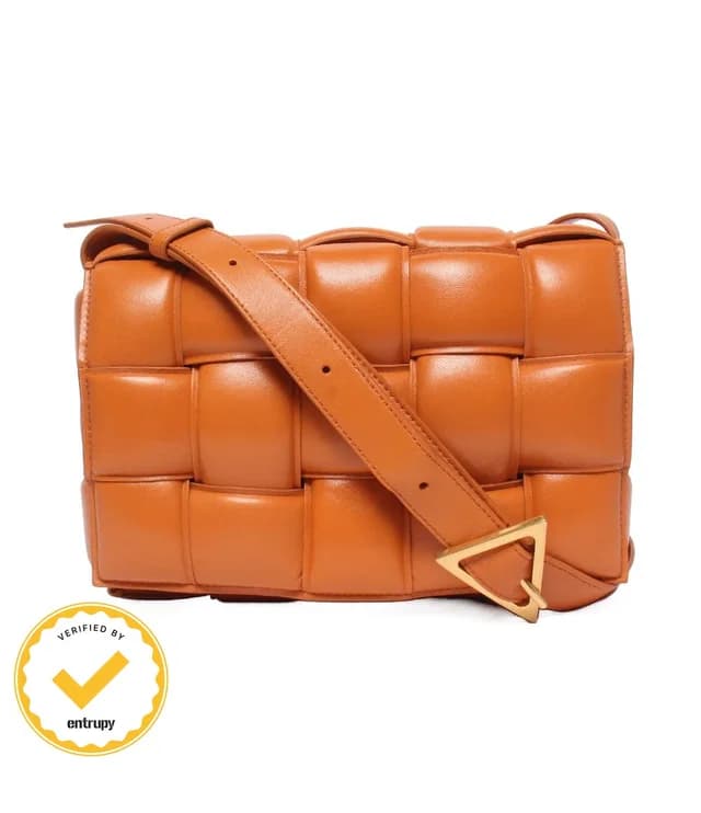 Bottega Veneta Shoulder Bag Crossbody Padded Cassette Intrecciato in Woven leather from The Reluxe, photo 1 of 1