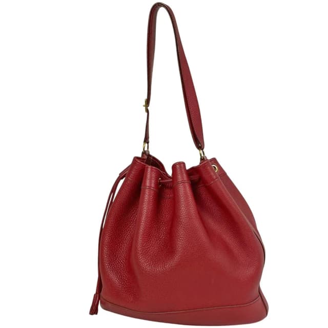 Hermès Market GM Drawstring Shoulder Bag Taurillon Clemence Rouge in Red Clemence leather from The Reluxe, photo 1 of 1