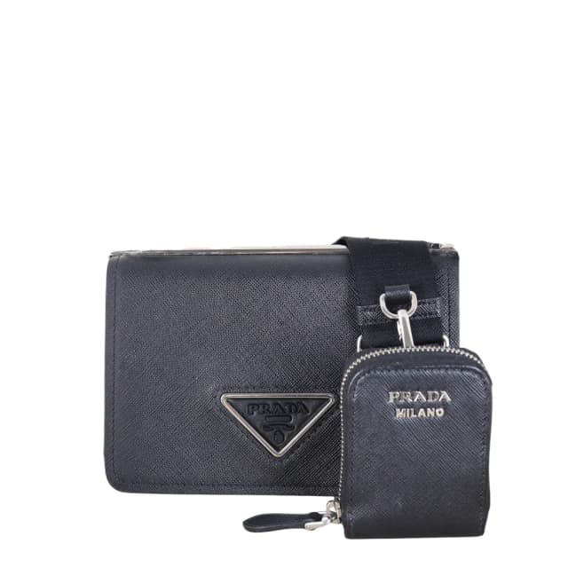 Prada Saffiano Crossbody Mini in Saffiano leather from Luxe.It.Fwd, photo 1 of 1