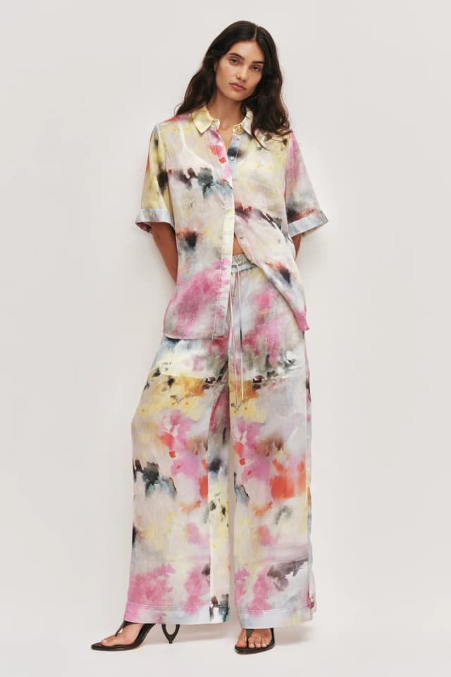 AJE Adina Pant in MIST BLOOM, image 1 of 1 from Aje