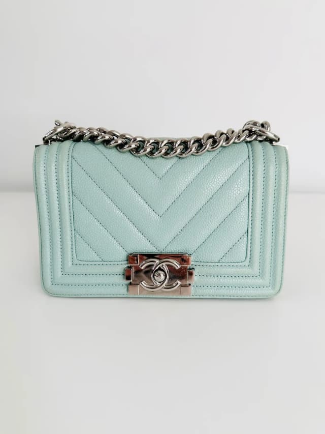 Chanel Caviar Leather Small Boy Bag in Caviar leather from Edit Second Hand, photo 1 of 1