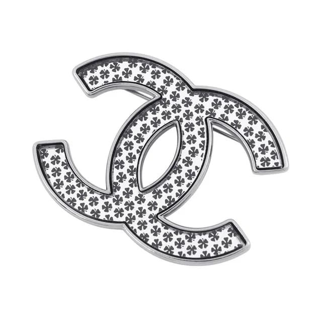 Chanel Brooch CC Logo Clover Pattern from The Reluxe, photo 1 of 1