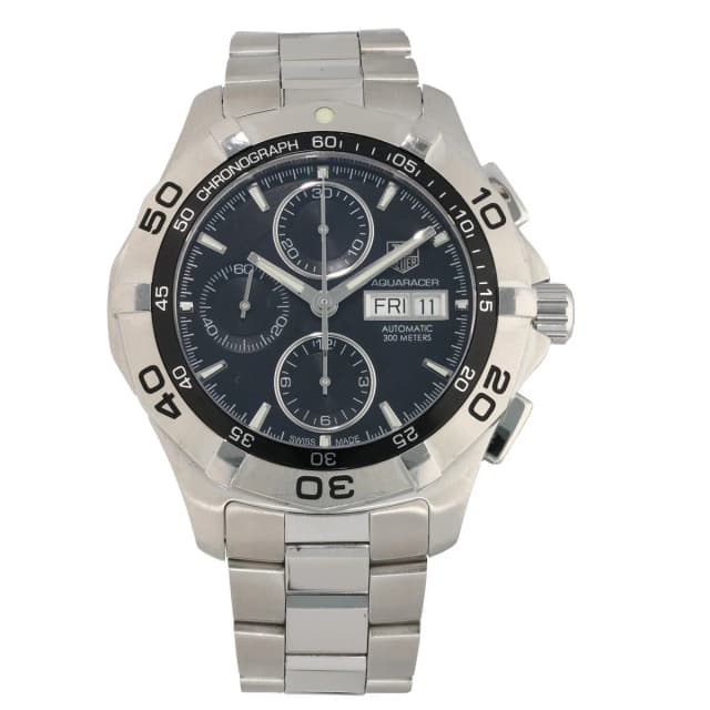 TAG Heuer Aquaracer CAF2010 43mm Stainless Steel Watch from H&T, photo 1 of 1