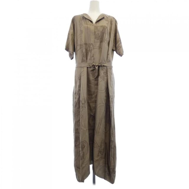 Hermès en Desordre Finesse Twill Lane Dress in Silk from The Reluxe, photo 1 of 1
