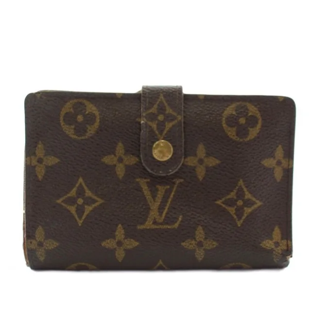 Louis Vuitton Monogram Portefeuille Viennois Wallet Bifold Kiss Lock Leather in Leather from The Reluxe, photo 1 of 1