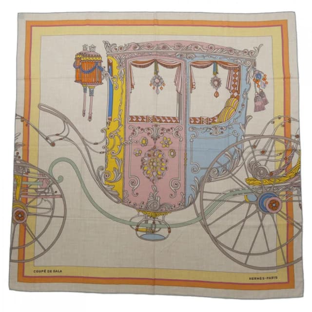 Hermès Coupe 'de Gala Carre Geant 140 Shawl Scarf in Silk from The Reluxe, photo 1 of 1
