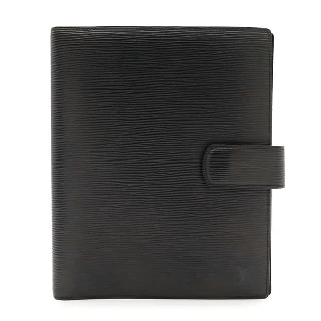 Louis Vuitton Epi Agenda GM Notebook Cover, 6-ring binder, Leather, Noir Black (R20212) in Black/Noir Epi leather from Elady, photo 1 of 1