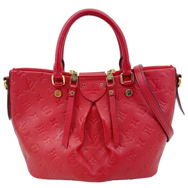 Louis Vuitton Mazarine Monogram Empreinte Shoulder Bag Red in Red Leather from Dallas Designer Handbags, photo 1 of 1