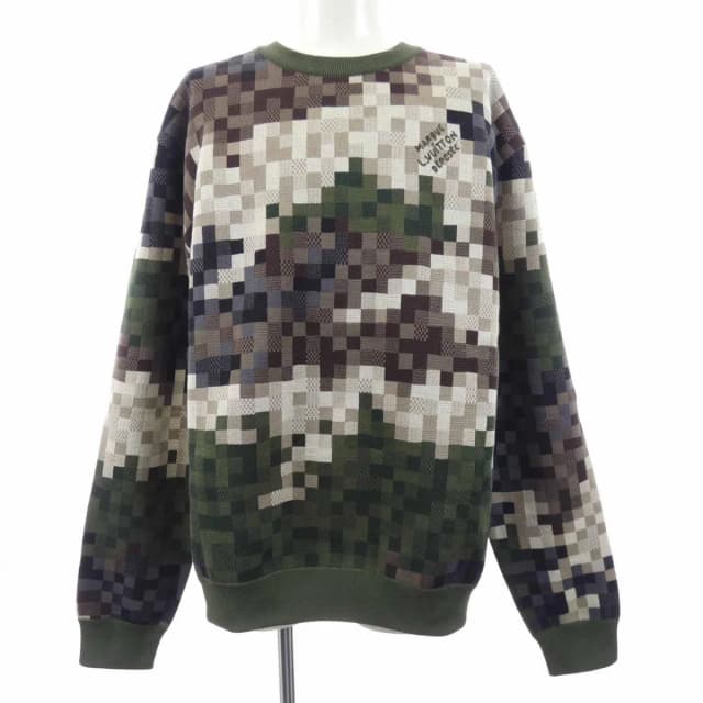 Louis Vuitton Camouflage Cotton Pullover Knit Sweater from The Reluxe, photo 1 of 1