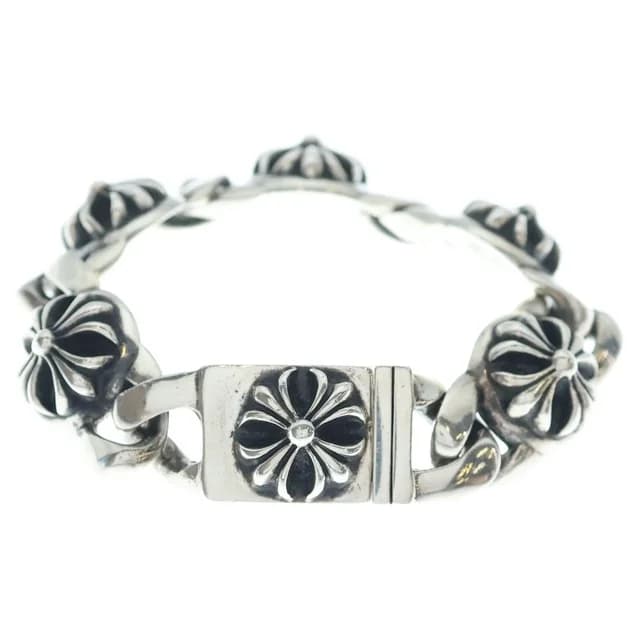 Chrome Hearts Cross Link Bracelet Silver in Silver from The Reluxe, photo 1 of 1