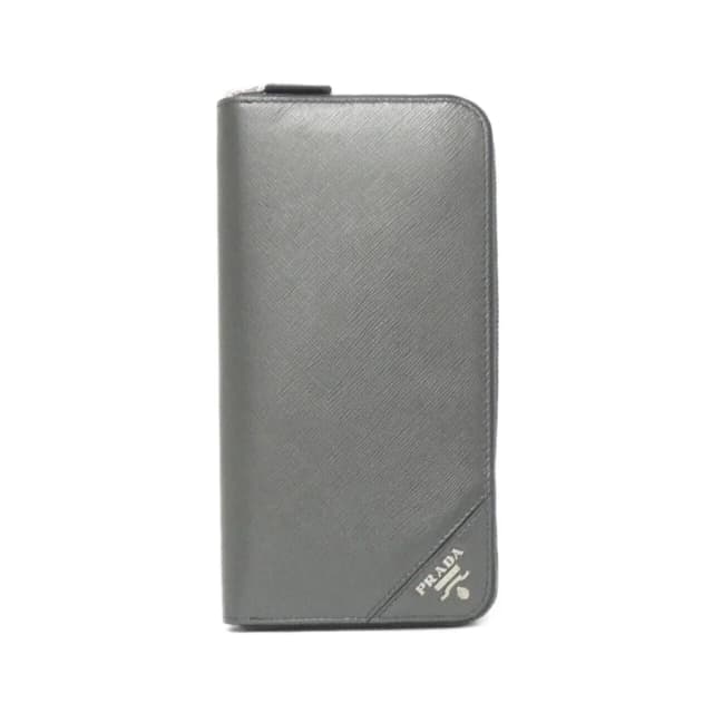Prada Wallet Silver in Silver Saffiano leather from The Reluxe, photo 1 of 1