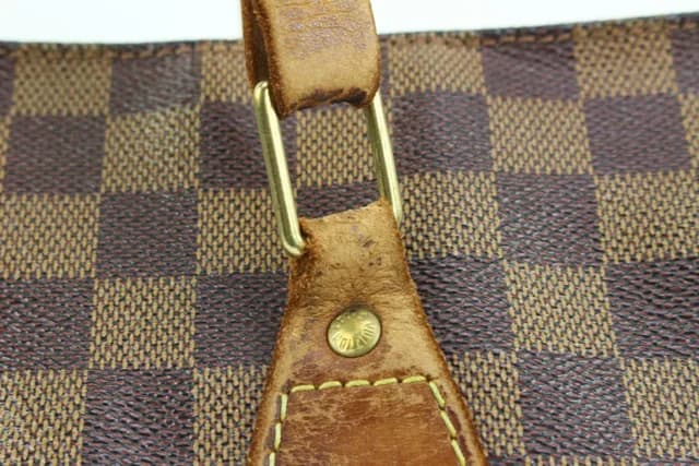 Louis Vuitton 100th Anniversary Centenaire Damier Ebene Columbine Zip Tote in Brown Canvas from Bagriculture, photo 1 of 1