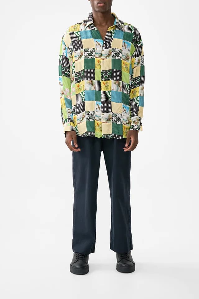 Camilla eBoutique OVERSIZED PATCHWORK SHIRT MY PORTO PEN PAL, image 1 of 1 from CAMILLA