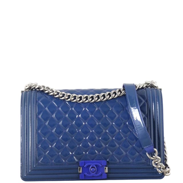 Chanel Boy New Medium Plexiglass Patent in Patent leather from Luxe.It.Fwd, photo 1 of 1